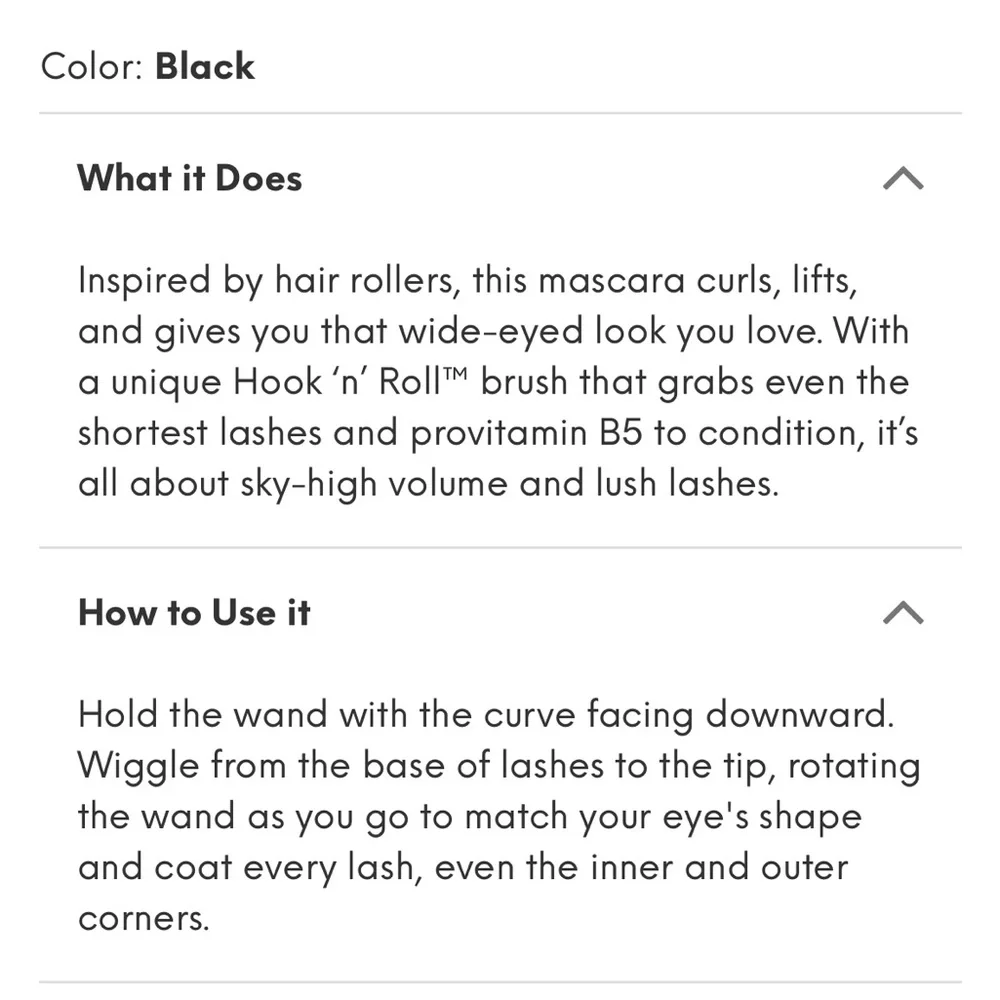 Benefit Cosmetics Roller Lash Mascara in Black - Picture 2 of 3